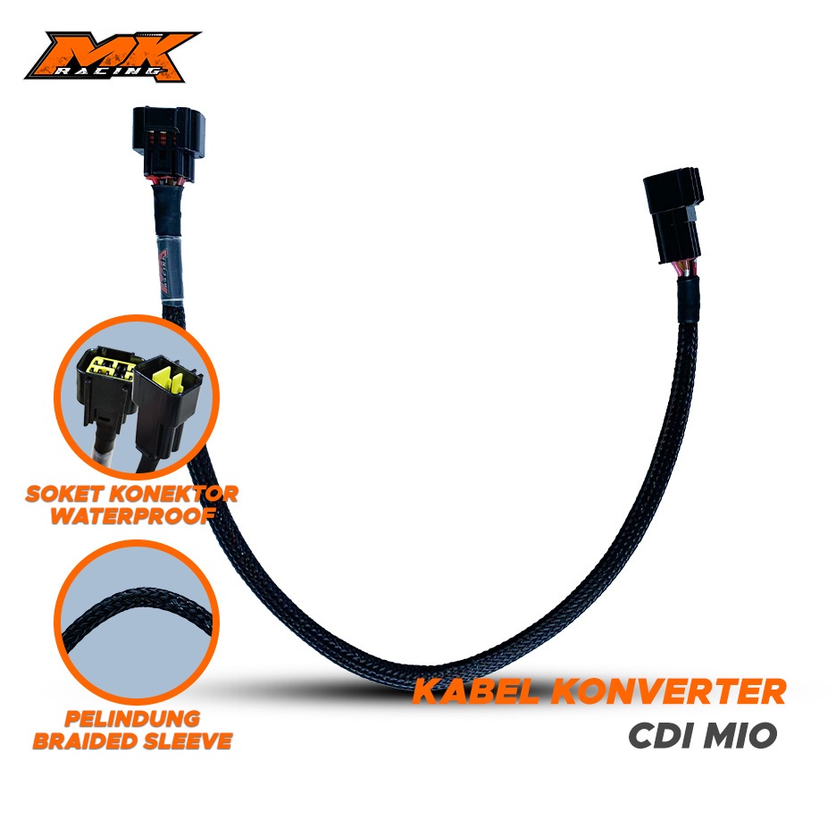 MK Racing Kabel Soket Sambungan CDI Mio Smile Sporty Soul Fino J Satria FU Jupiter Z Supra Karisma
