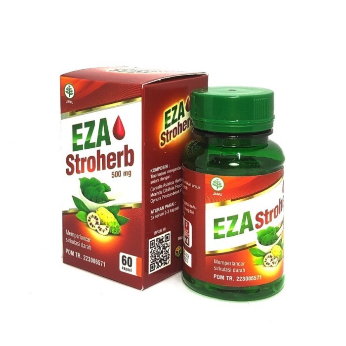 

EZA StroHerb Obat Stroke Melancarkan Peredaran &Pembekuan Darah BPOM Termurah