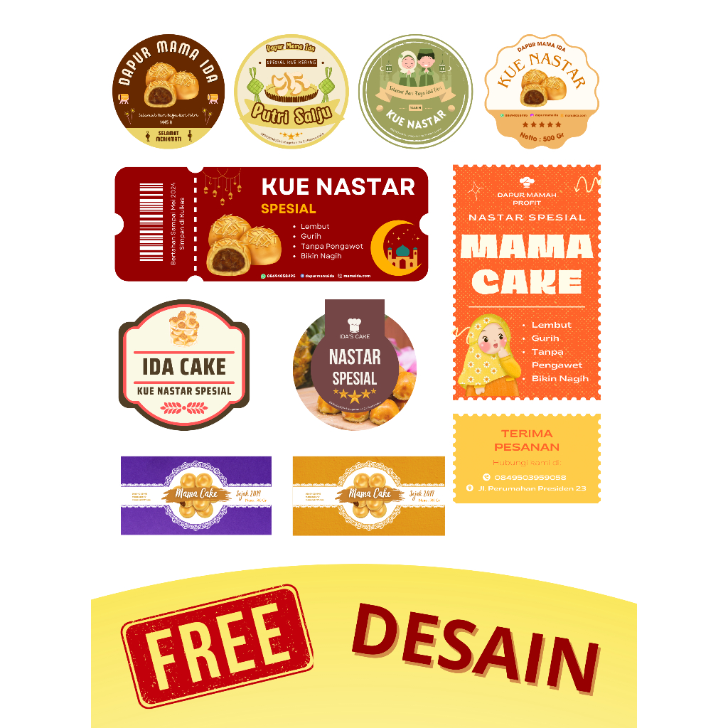 

Print Cetak Label Stiker Bontac/Vinyl A3 Termurah! + Free Desain + Free Cutting Kiss Cut