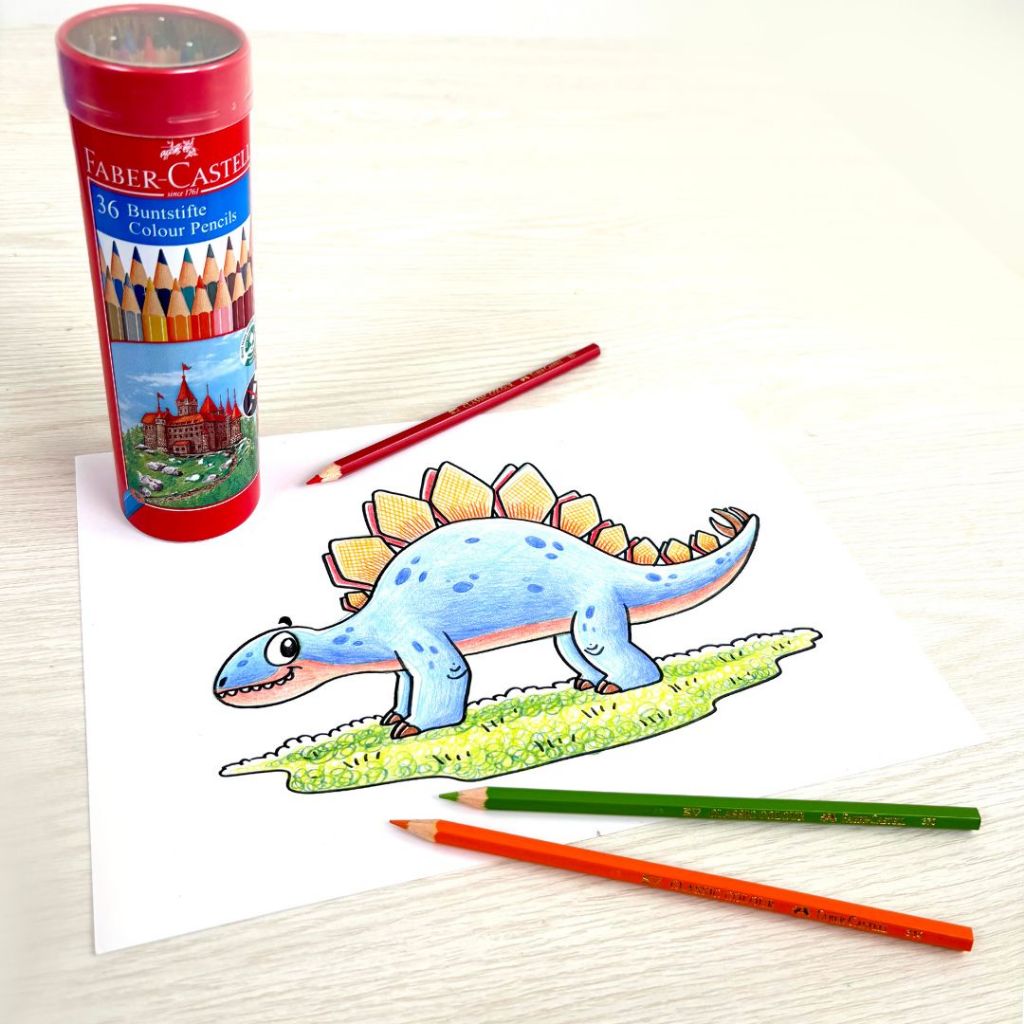 

Faber-Castell Pensil Warna Set 12,24,36 Round Tin Kemasan Tabung