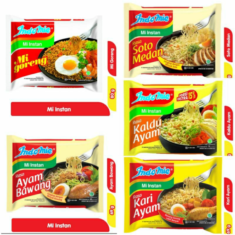 

Indomie Mi Instan 80g
