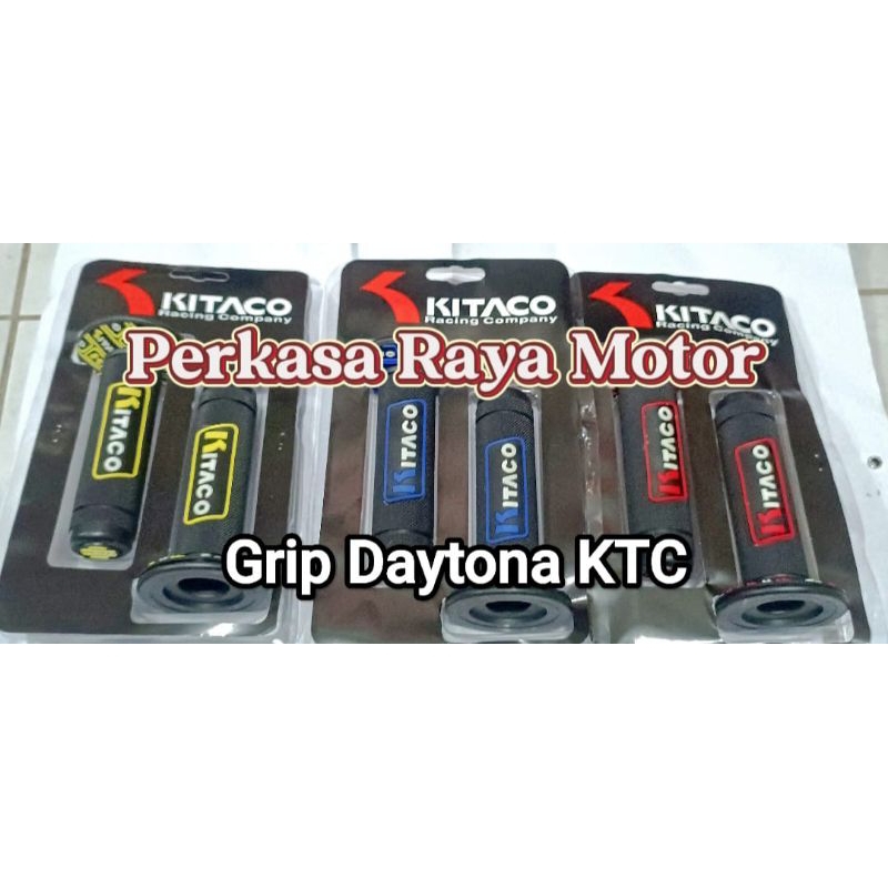 HANDGRIP KITACO HANDFAT MOTOR KARET HITAM GRIP GAS KITACO