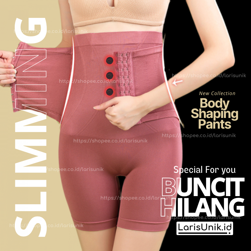 Korset Celana SEPAHA KANCING MAGNET Jumbo Seamless Slimming Pants Body Slimmer Slim Pembakar Lemak P