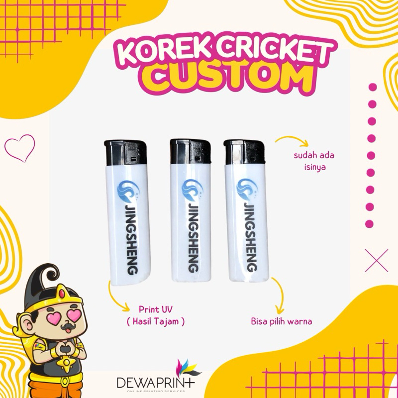 KOREK API CRICKET|KOREK CUSTOM|KOREK API UNIK|CRICKET ORIGINAL| 1SISI
