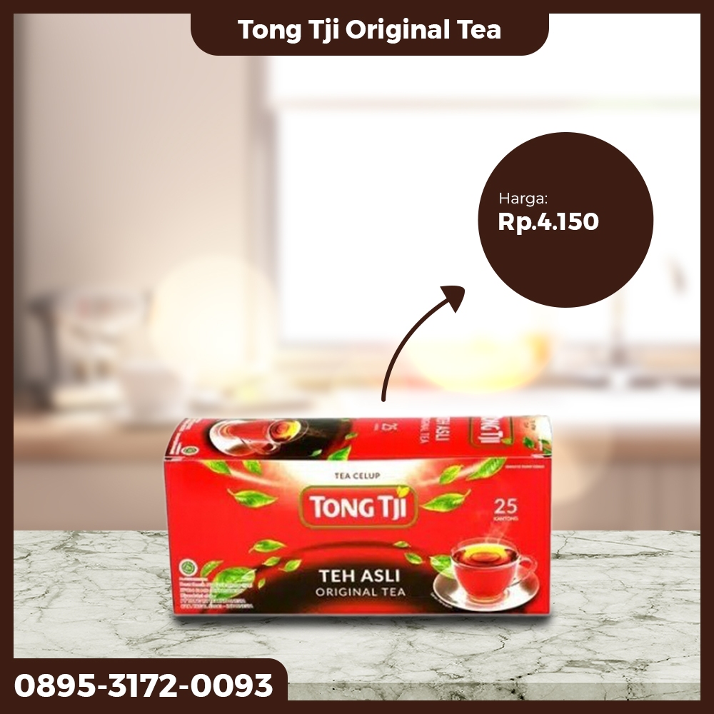 

Tong Tji Original Tea / Teh Tong Tji Box 25 Bags