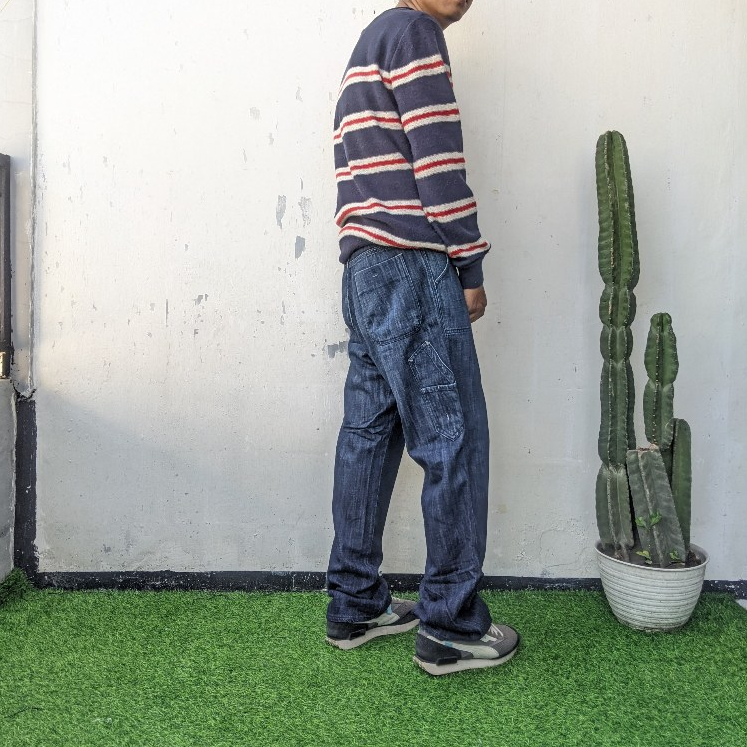 CELANA JEANS DENIM CARPENTER RAGE BLUE