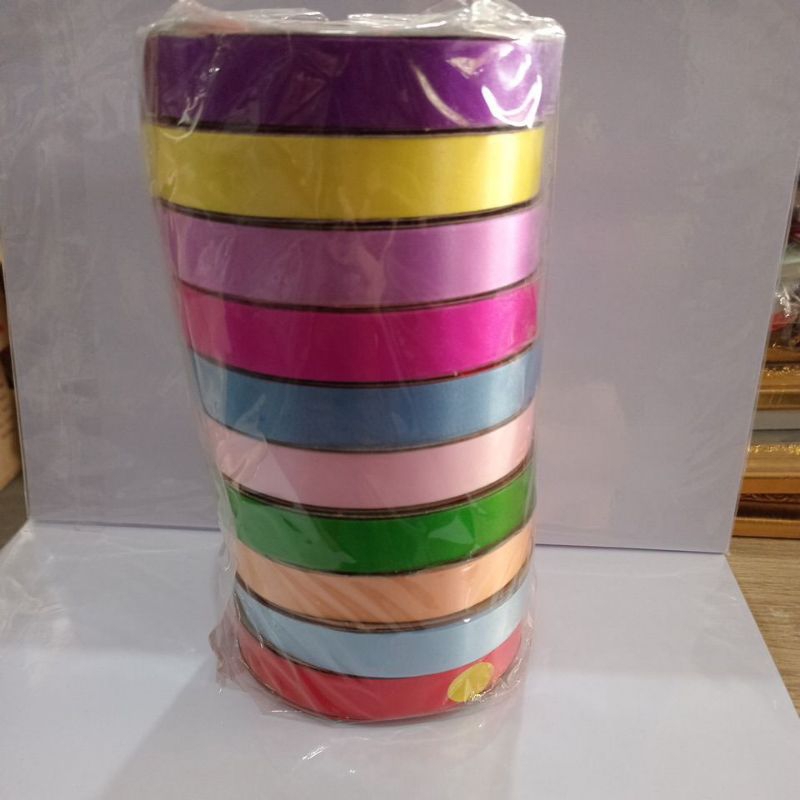 

PITA JEPANG 10 WARNA 1SLOP ISI 10 ROLL