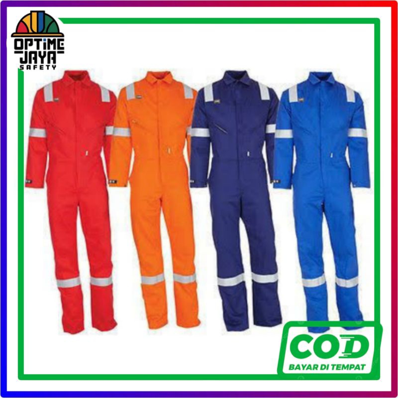 Wearpack Safety NOMEX IIIA Coverall Original - Safety Nomex lllA Wearpack Safety Anti Api