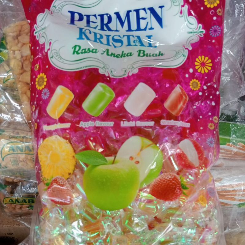 

PERMEN KRISTAL aneka buah 500g