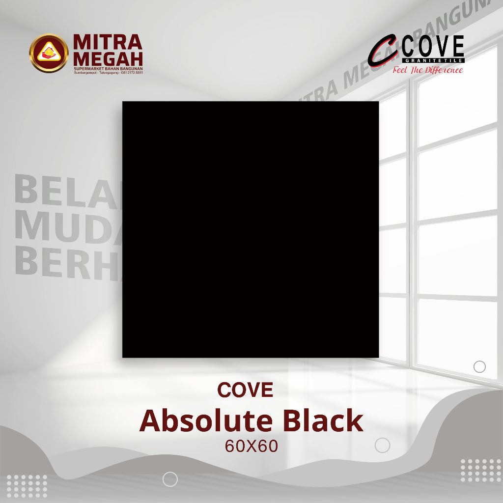KERAMIK GRANIT COVE 6060 Absolute Black