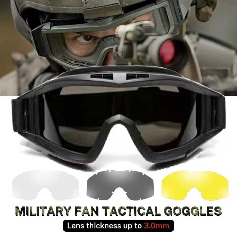 Kacamata google ranger goggle army swat tni brimob usmc kacamta tactical untuk helm militer retro ca