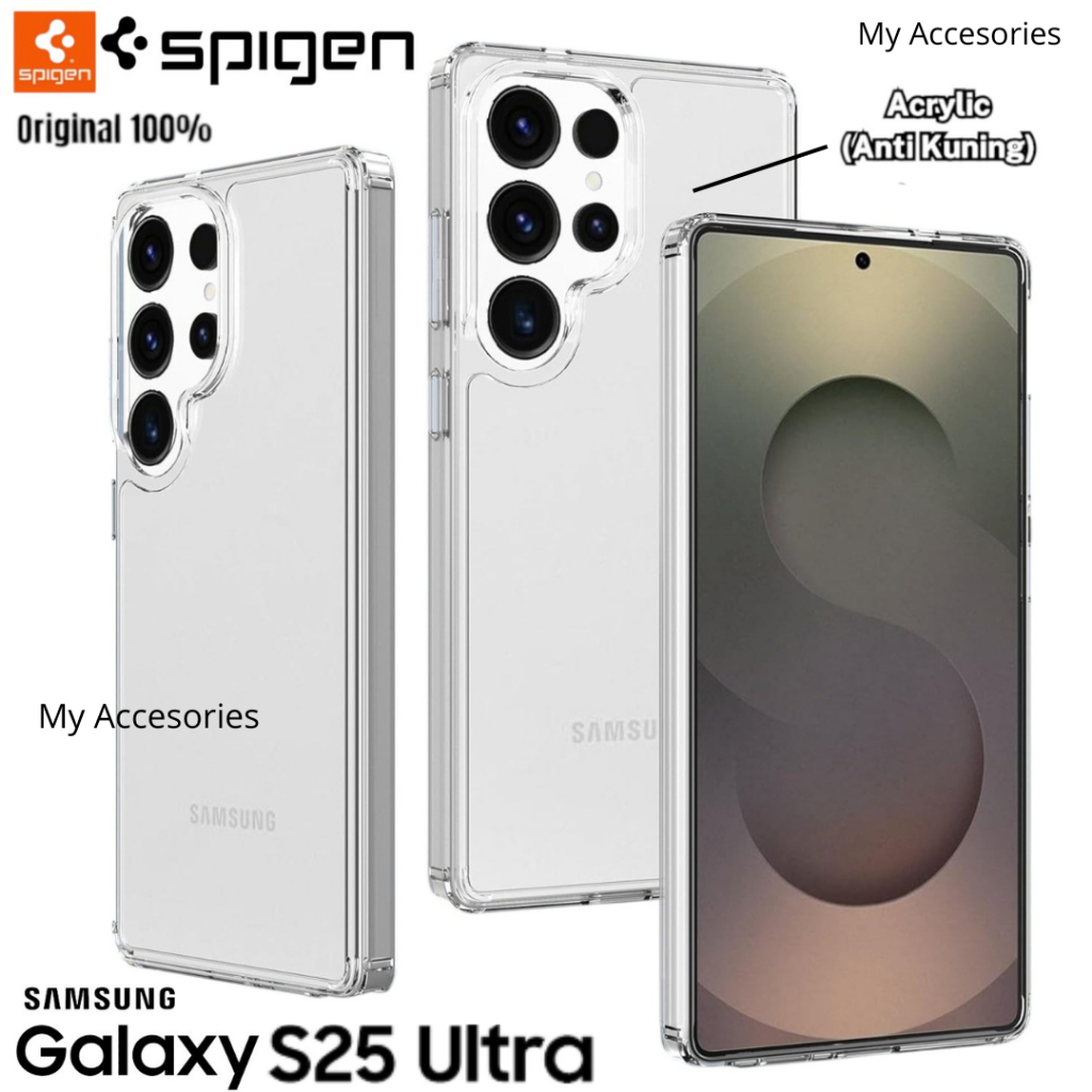 SPIGEN CLEAR Case ORI SAMSUNG A56 A36 A16 A06 A55 A35 S25 ULTRA S25+ S24 FE S24ULTRA Plus + 4G 5G Ca