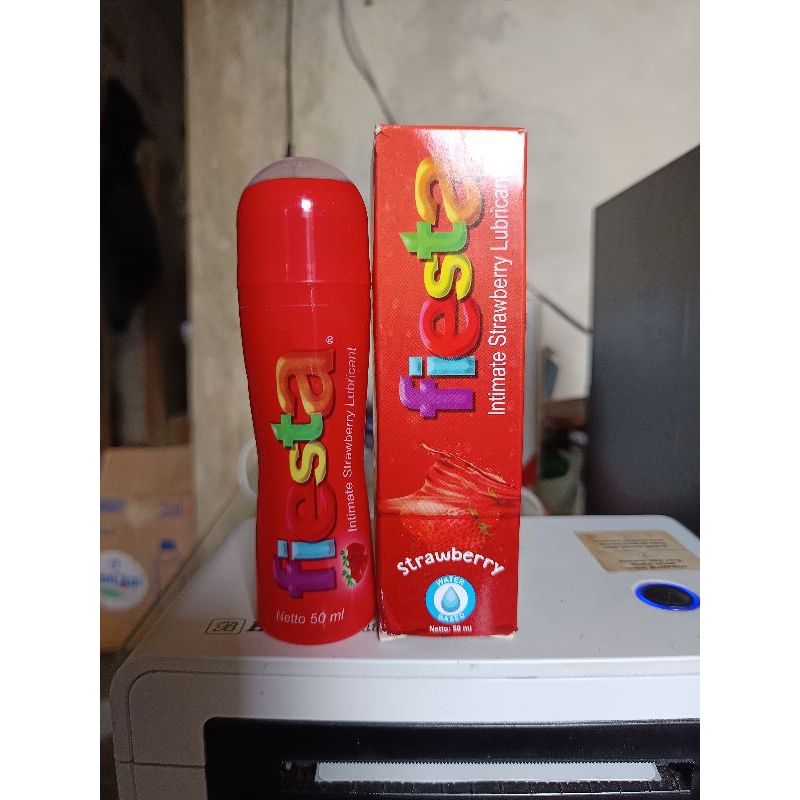 Reydokurniawan Fiesta Intimate Strawberry Lubricant 50Ml