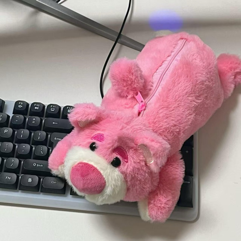 

TEMPAT PENSIL BONEKA LOTSO LUCU |POUCH MAKEUP