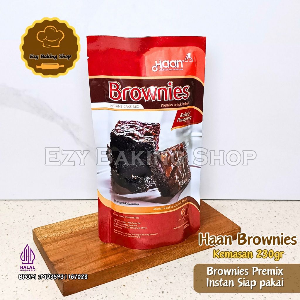 

Haan Brownies Mix 230gr - Tepung Brownis Instant