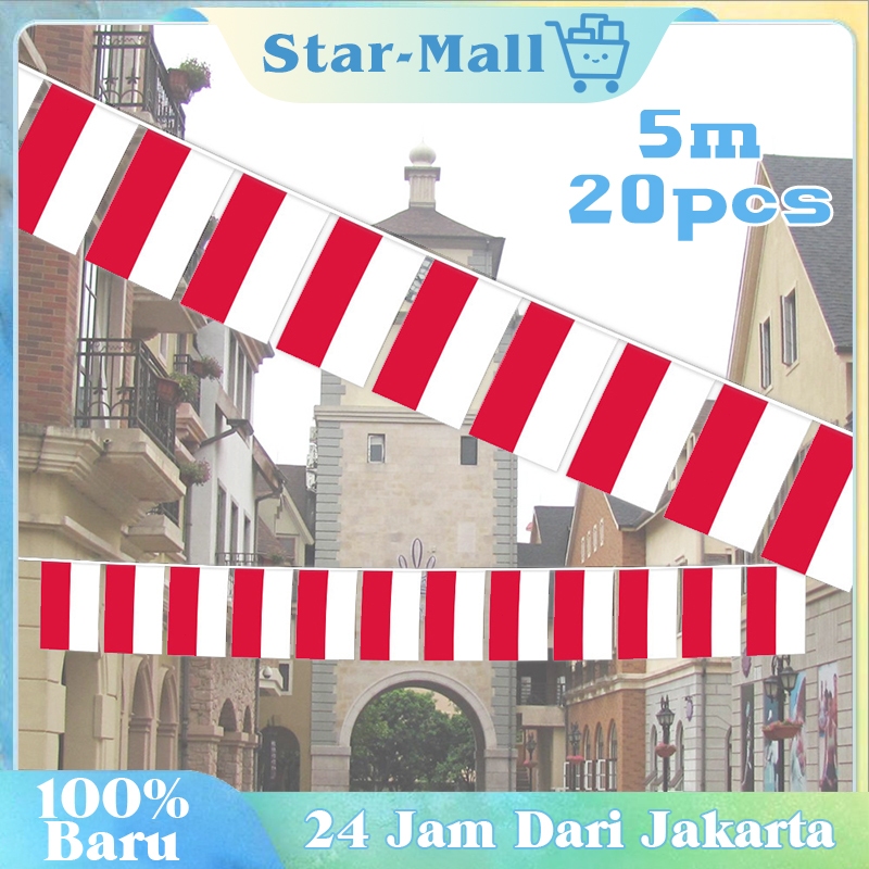 5M Bendera Kain Merah Putih Kecil Bendera Indonesia 17 Agustusan
