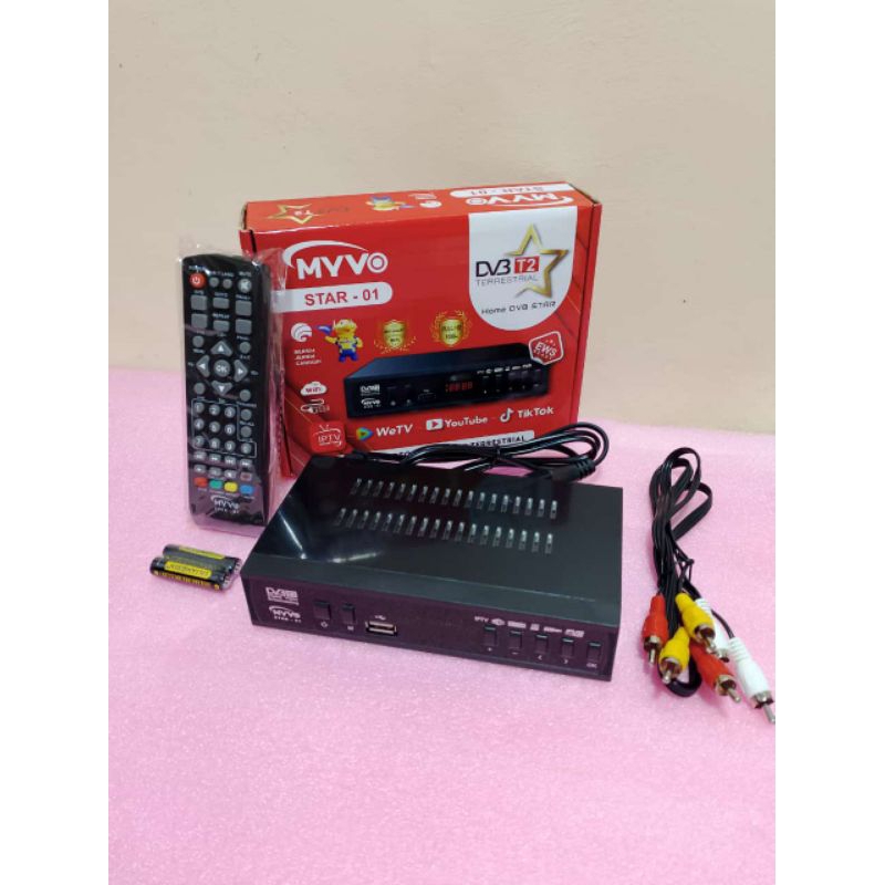 STB Digital / Set Top Box DVB- T2 01 MYVO /Welhome