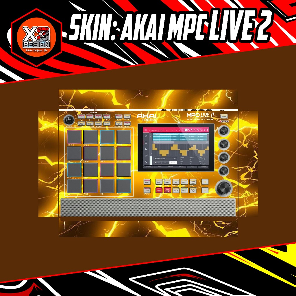 SKINZ AKAI MPC LIVE 2 ALL VARIAN COLOUR & CUSTOM DESIGN