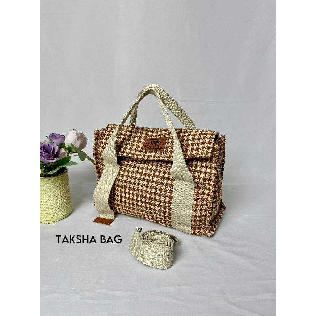 Tas Slempang Wanita Handbag Goni Sintetis OTIS - Tote bag cewe - Tas Jogja - Tali lemas