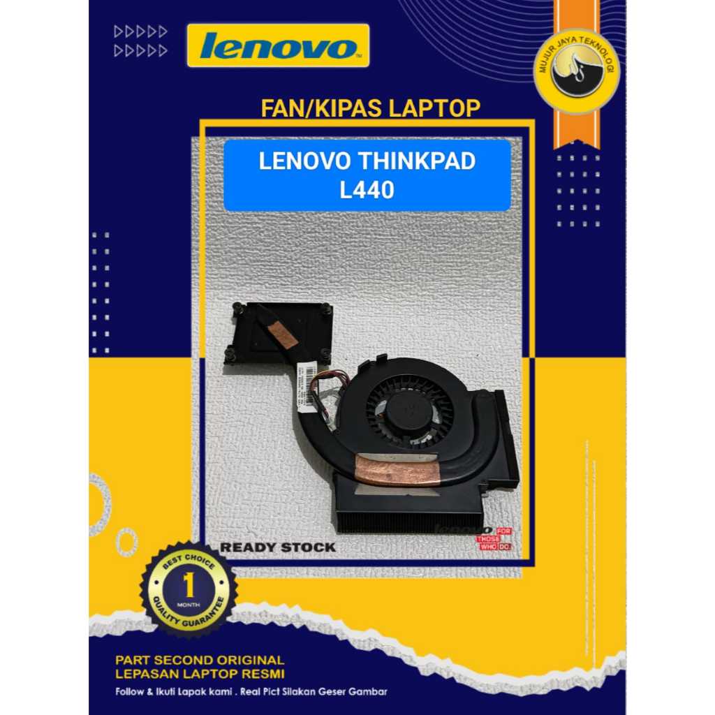 Fan HSF Heatsing Kipas Cooler Laptop Lenovo ThinkPad L440 Second Normal Tested