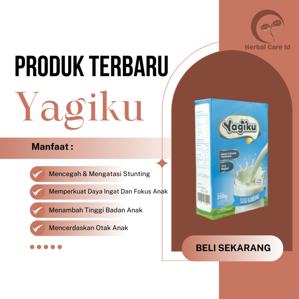 

Yagiku Susu Bubuk Kambing Isi 250 Gram Bantu Cegah Stunting Pada Anak