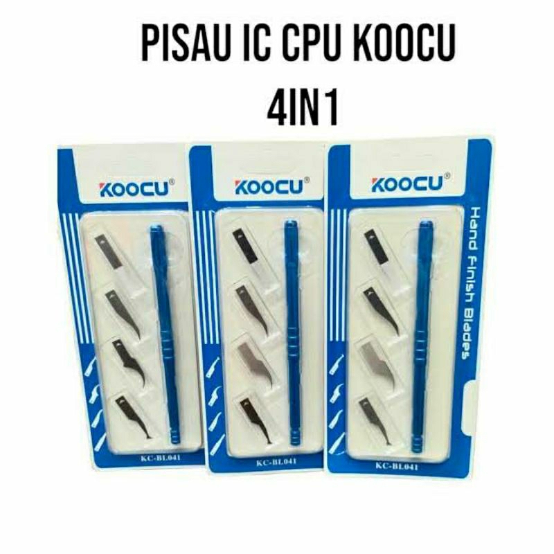 

HAND FINISH GLUE REMOVAL BLADE PISAU IC CPU MOTHERBOARD KOOCU BL-041