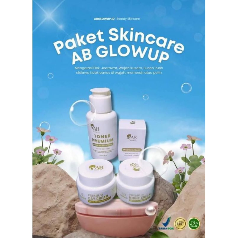 Skincare Glow Up By Ab paket Basic