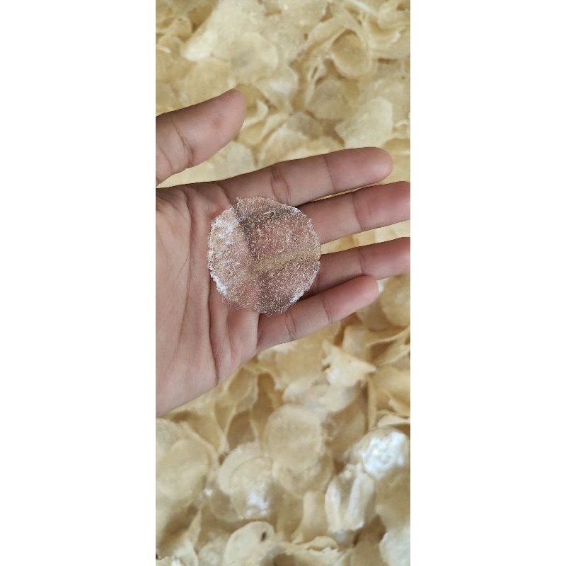 

KERIPIK KACA bulat mentah 250gram/500gram/1kg termurah