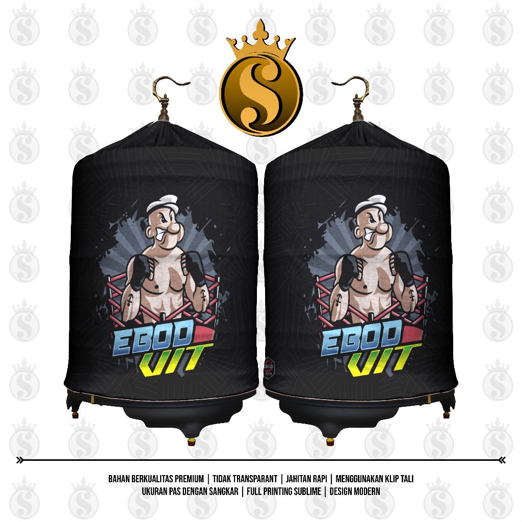 KERODONG FULL PRINTING SANGKAR MURAI - POPEYE