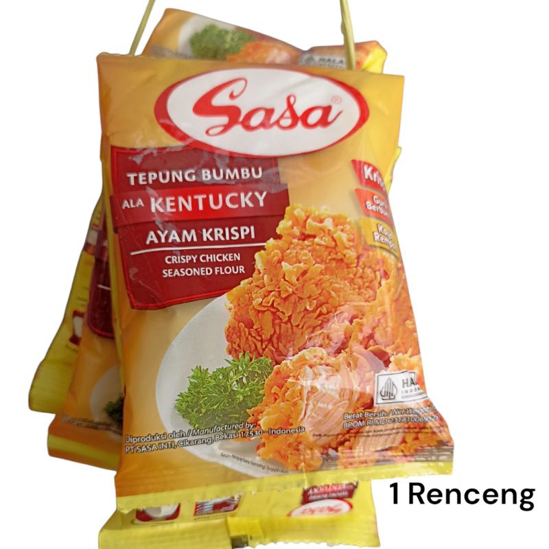 

Sasa Tepung Bumbu Ayam Krispi Ala Kentucky Bumbu Dapur Crispy Chicken 1 Renceng