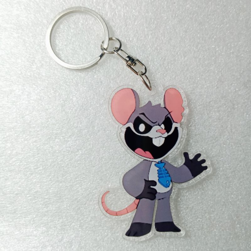 Ganci akrillik Touille Poppy playtime 4 Nightmare critters/ Keychain gantungan kunci Touille