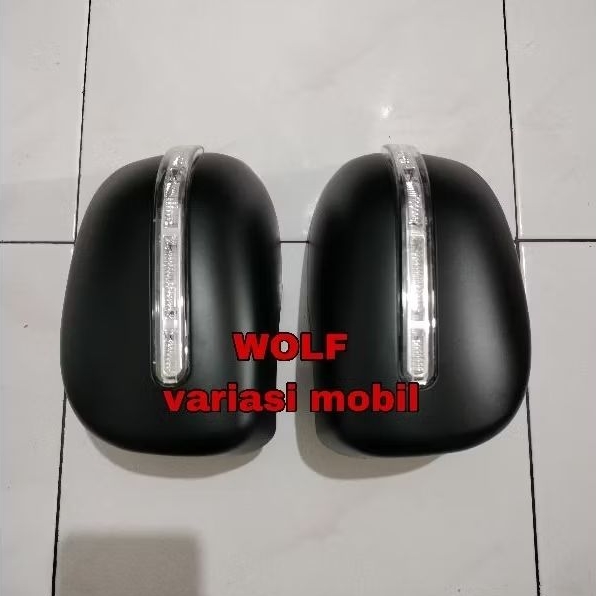cover spion all new Avanza tipe E hitam dop mata sipit cover spion type E standar lampu hitam doff