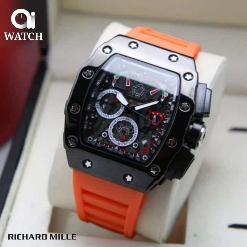 jam tangan pria mewah 11-RM chrono aktif