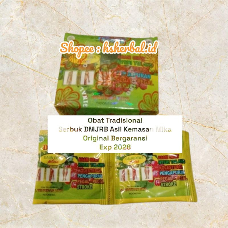 

Paket 20 Pack Jamu Daun M Isi 15 Sachet