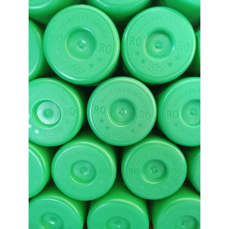tutup galon ro warna hijau isi 100 pcs murah