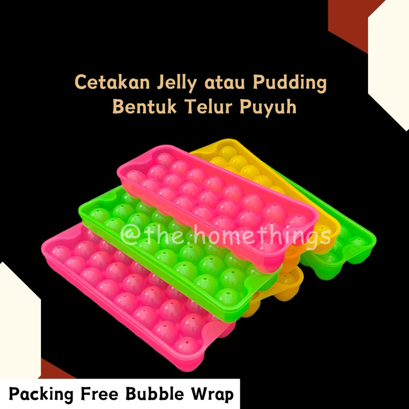 @the.homethings - CETAKAN JELLY TELUR PUYUH / CETAKAN BENTUK TELUR PUYUH / CETAKAN PUDING TELUR PUYU