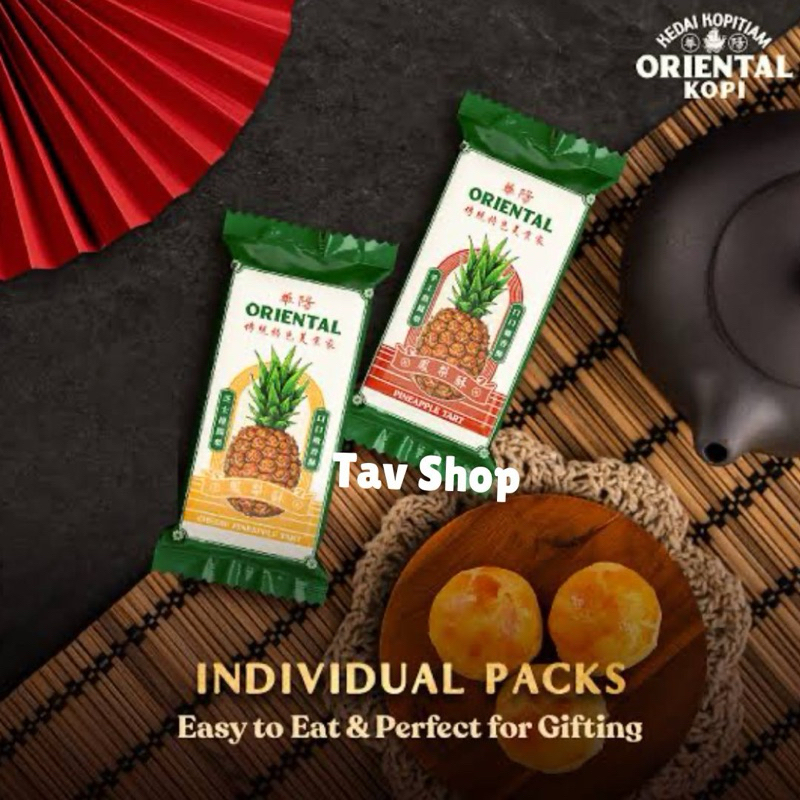 

[Ready] ORIENTAL Pineapple Tart (Nastar Malaysia) per pack isi 2 pcs