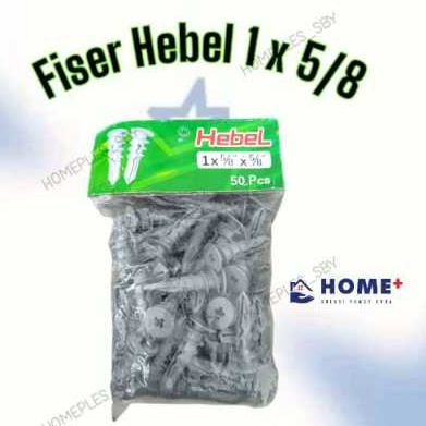 Fiser Hebel Ukuran 1 x 5/8 x 5/8 Isi 50 Pcs