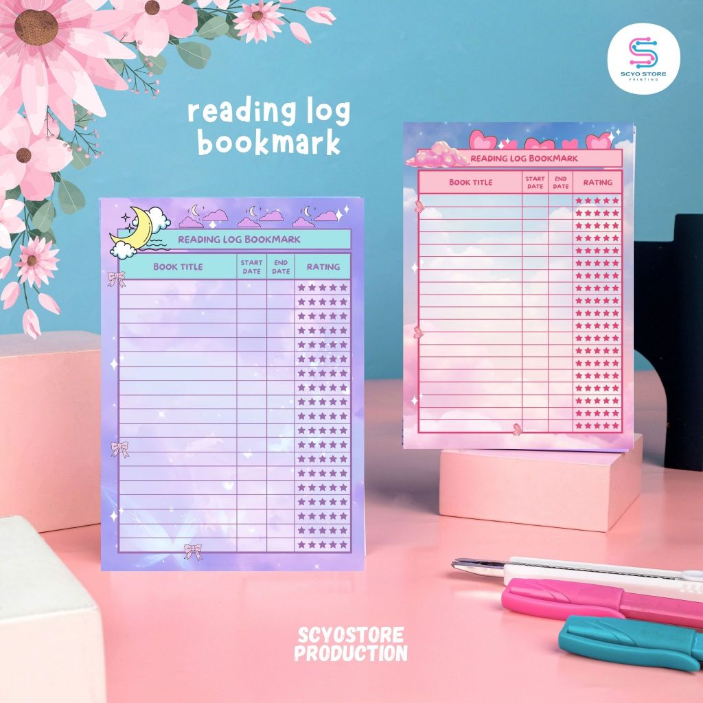 

Buku Daftar Membaca A6 Aesthetic Reading Log 30 Lembar