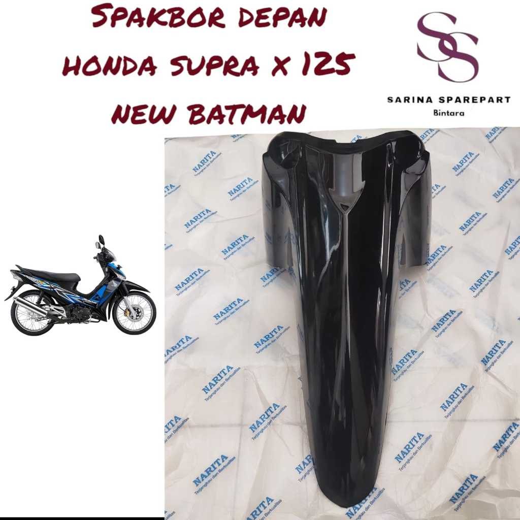 Spakbor Depan Honda Supra X 125 New Batman Selebor Depan Supra X 125 Batman Spakbor Depan Supra