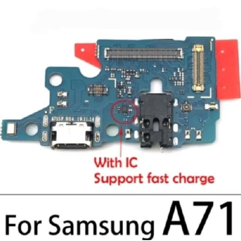 papan cas Samsung a71 original plus ic