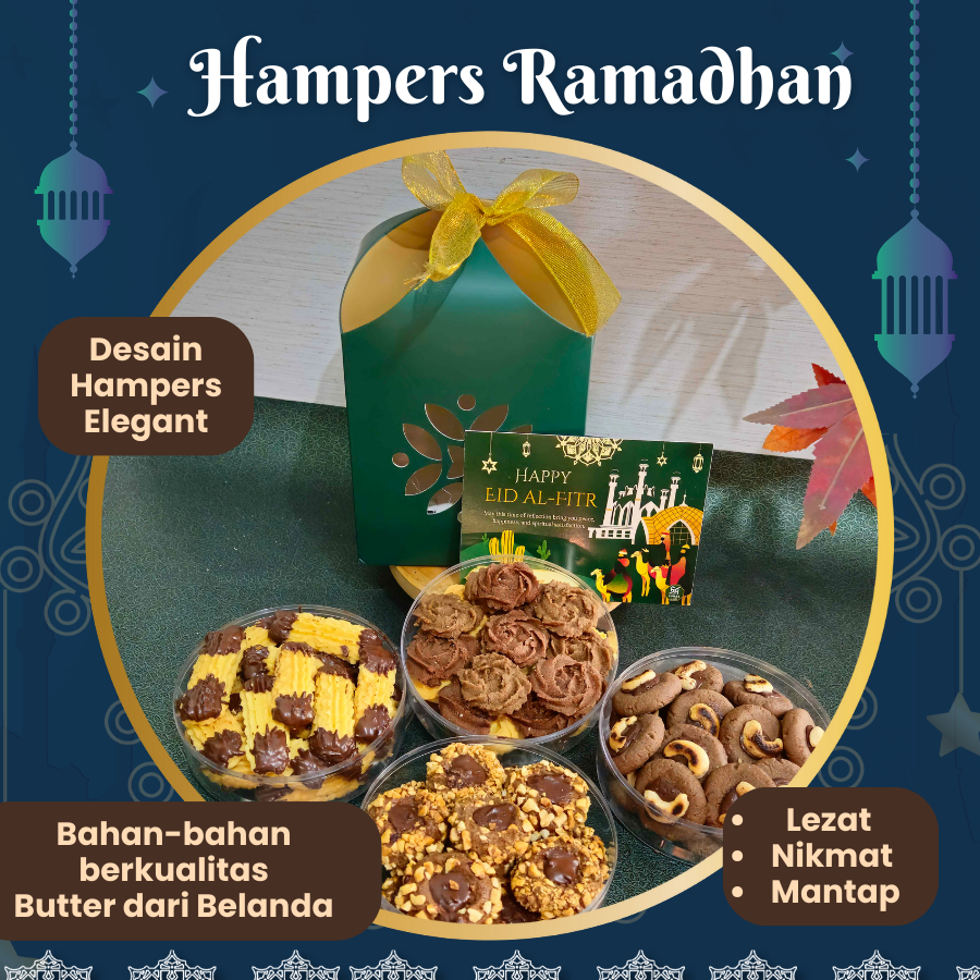 

Hampers Lebaran kubah Kue Kering Nastar Cookies Premium Kastegel Manis Idul Fitri by Suhae