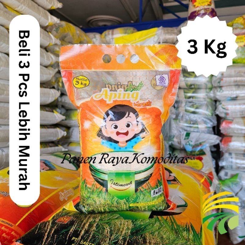 

Beras Zakat Premium Merek Aping 3 Kg