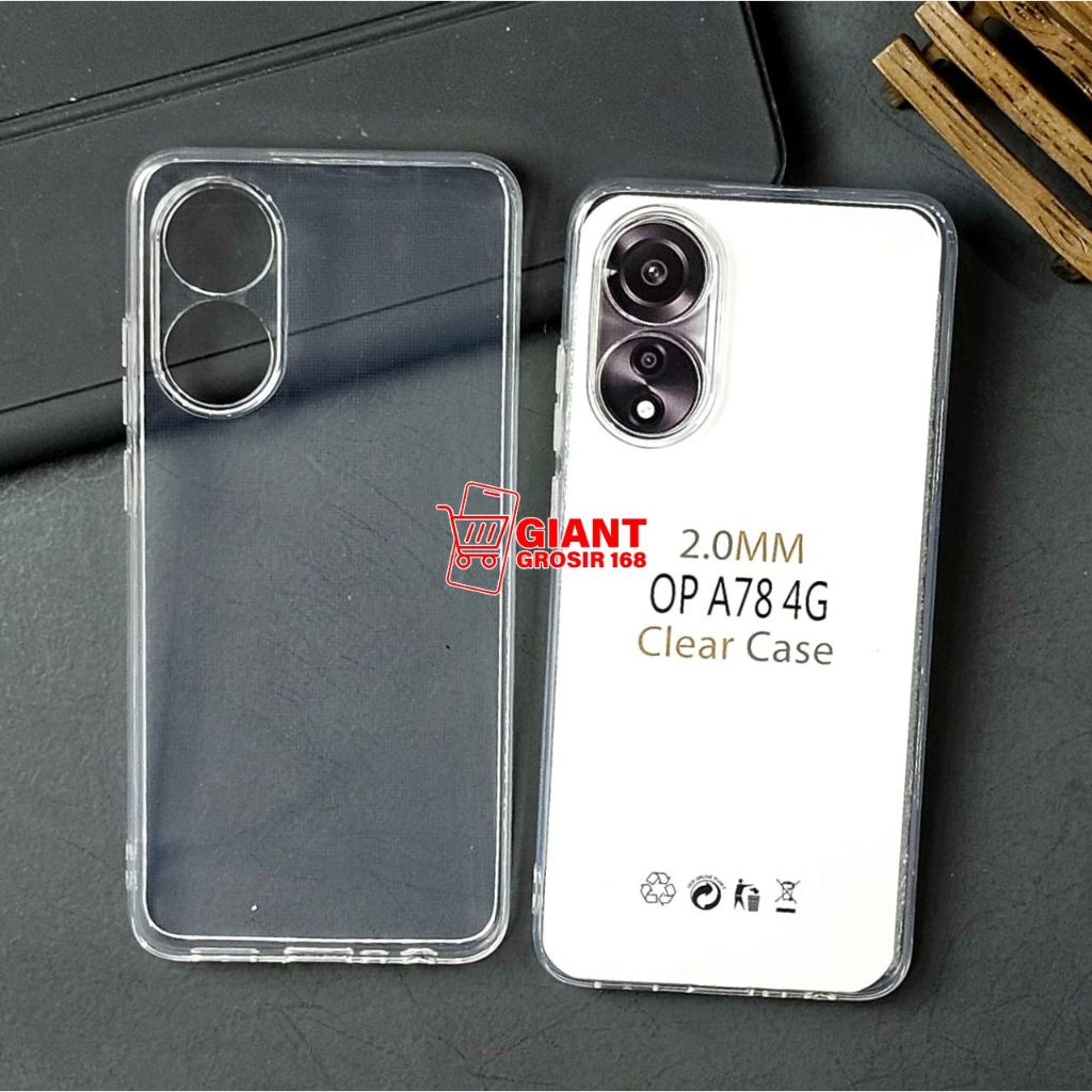 Oppo A78 4G Oppo A78 5G Oppo A74 4G Oppo A95 4G Oppo A74 5G Case Clear HD Case Bening Oppo A78 4G Op
