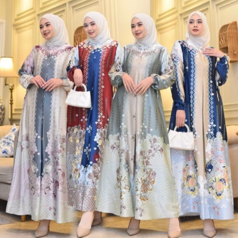 Gamis Medina Bahan Premium silk