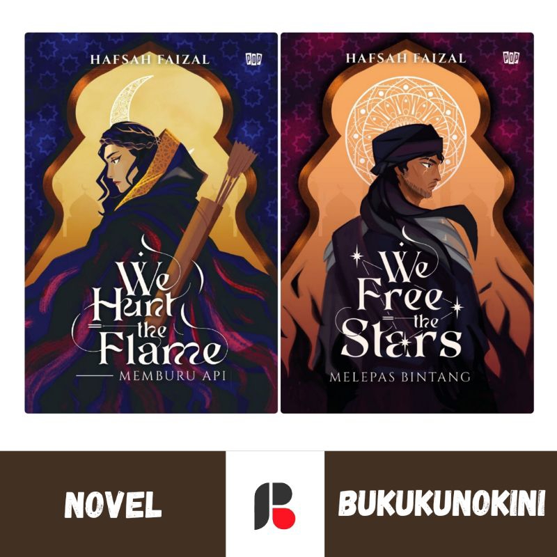 (Original, Segel) Novel We Hunt the Flame: We Free the Stars - Hafsah Faizal (KPG)