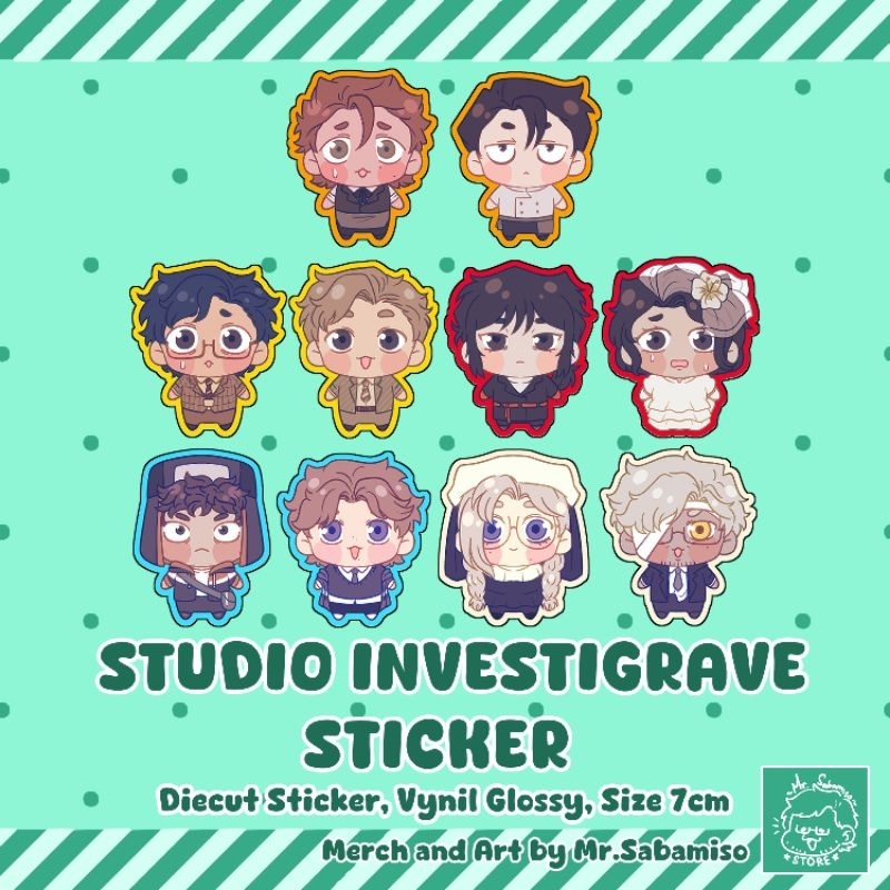 

Studio Investigrave Diecut Sticker [READY STOCK]