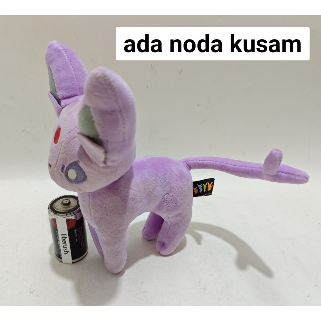Pokemon center eevee espeon evolution eve evee plush doll boneka