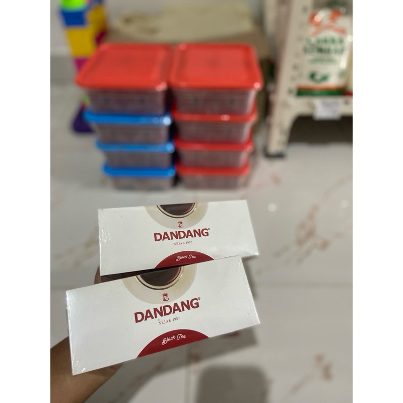 

[NC] Teh Dandang Celup Vanila & Black Tea Free Tepak (1 Tapak Isi 2 Box | 1 Box Isi 25 Kantong)