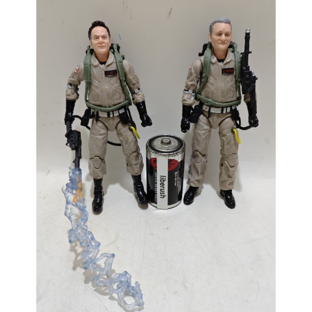 Set ghostbusters plasma series ray stantz peter venkman action figure kenner